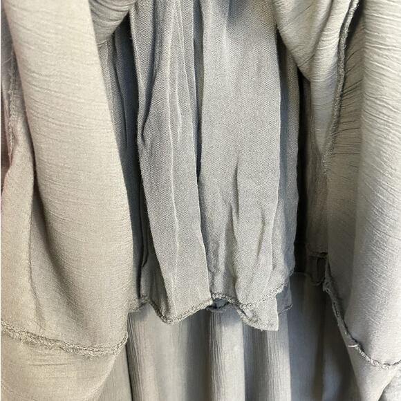 Tempo Paris Lace Crochet Fit & Flare Midi Dress Green Sz M/L Boho Romantic Chic - Picture 7 of 12